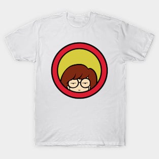 Yellow Red Graphic Cute Women T-Shirt